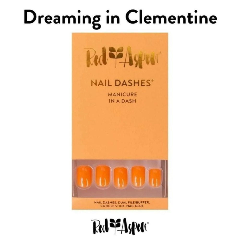 🍊 Nail Dash: Dreaming in Clementines Press-on Manicure 💅